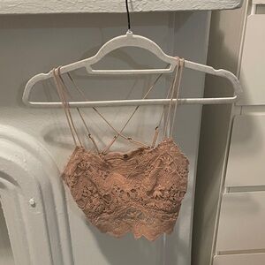 Lace Cropped Cami Top free people medium